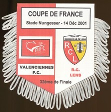 FANION 10*9 CM VALENCIENNES.FC