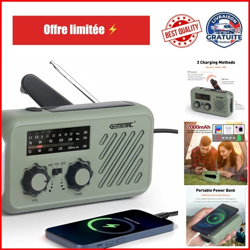 Radio portable urgence am - radio, fm/am
