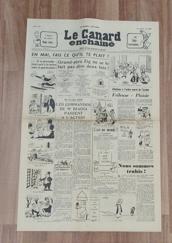 Canard enchaîné 1854 - canard,
