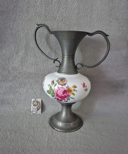 Vase étain céramique - étain,