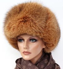 Fourrure Bonnet Renard Bleu