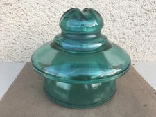 Ancien gros isolateur en verre