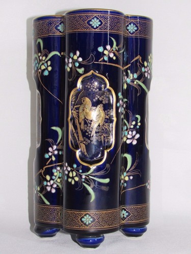 08d57 ancien vase rouleaux - ancien,