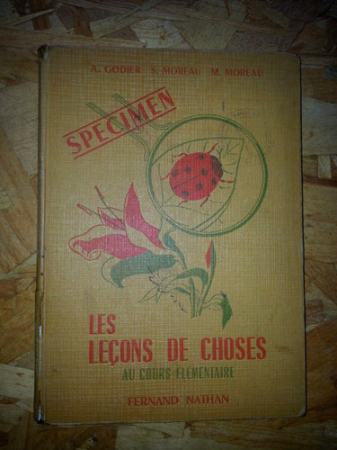 Les leçons choses - ce1,