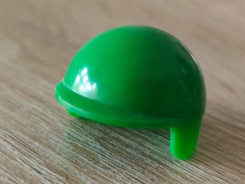 Playmobil casque vert ancien - casque,