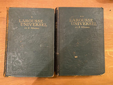 Larousse Universel en 2 volumes - 1922/1923 - Claude Augé