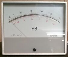 Vumètre (dBmètre) Metrix , 1mA , Lxh: 135x110mm , graduation: 0-30 (-15/+15)