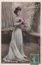 CP JOYEUX ANNIVERSAIRE FEMME