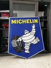 Plaque Émaillée Michelin Bibendum Grand Format