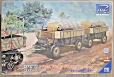 1:35 RIICH MODEL RV35041 Maquette Remorque Hf.7 Steel Field Wagen (trailer)