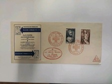 Enveloppe 1er jour Croix Rouge 1950 Houdon et Falconne FDC 