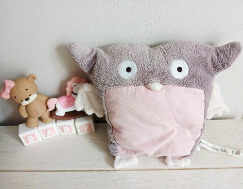 Dpam doudou peluche chouette