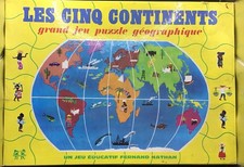 Puzzle géographique LES CINQ