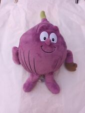 Peluche Ou Doudou Fruit Figue Mauve 24 cms Assis - Goodness Gang Super Foodz