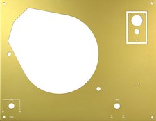 Plaque De Recouvrement Pour Thorens TD145 146 147 160 165 166 Or Éloxé