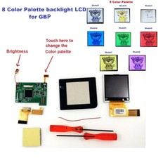 Retrofit Colorful Palette Super OSD RIPS High Backlit IPS LCD Screen For GBP