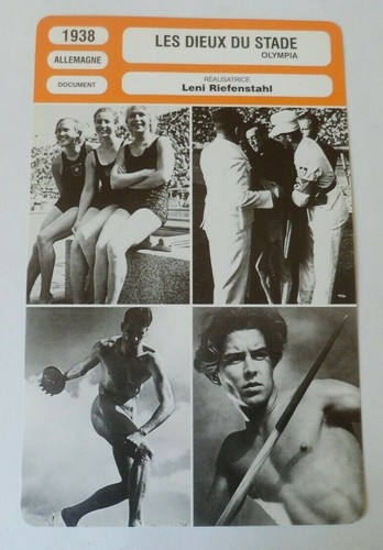 Carte fiche cinema - cinema, 1938