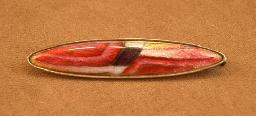 Belle broche art déco email - ,,