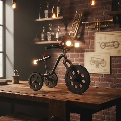 Lampe vélo industrielle - lampe,