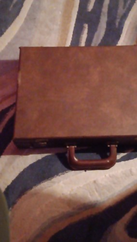 Vintage brown hard - vintage,