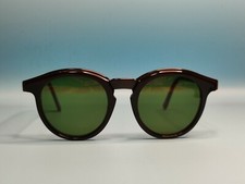 LUNETTES DE SOLEIL RONDES VINTAGE ALAIN MIKLI PARIS 626 NOIRES EN ACÉTATE FAB...