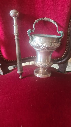 Seau eau benite metal - eau,