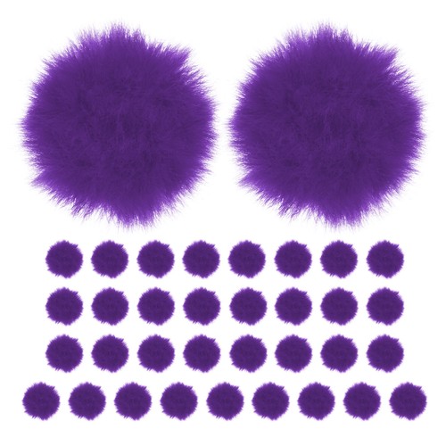 Pompons fausse fourrure - 35,