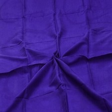 Vintage Bleu 100% Soie Pure