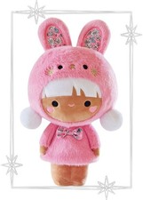 ㊴ - Doudou  Peluche Lapin Fille  Momiji Pascale  Raspberry Sorbet Edition
