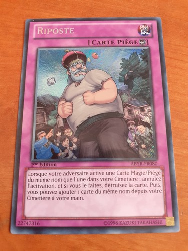 Riposte abyr fr080 secret rare - abyr,