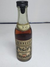 Old mini bottle cognac