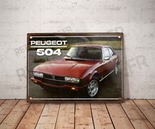 Plaque métal vintage peugeot