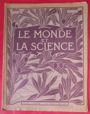 Revue LE MONDE ET LA SCIENCE