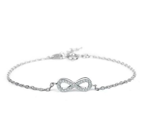 Women silver pave cz - sp,