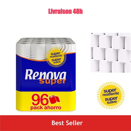 Papier toilette renova blanc - papier,