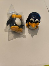 Le lot de 2 Figurines tirelire pingouins Kinder 1995 Ferrero
