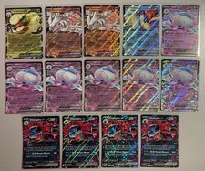 Lot 14 Cartes Pokémon Ex Flamme Blanche WHT EV10.5 FR NM