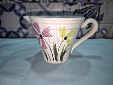 pot a lait Sarreguemines floréal peint a la main - 20 cl