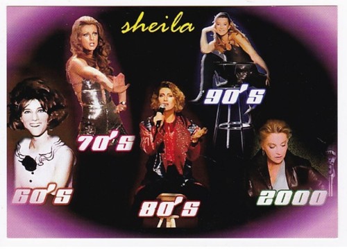Sheila carte postale athq - sheila,