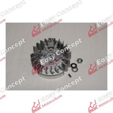 VOLANT + CLIQUETS DE LANCEUR TRONCONNEUSE OLEO-MAC GSH 400 - TRONCONNEUSE OLEO-M