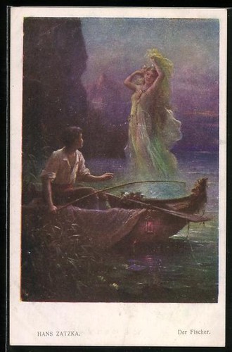 Carte postale artiste hans - carte,