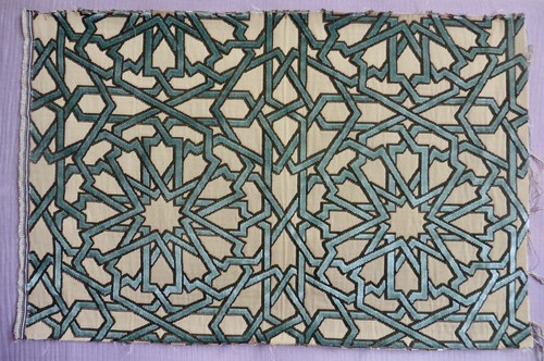 Tissu velours art oriental - velours,
