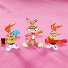 Lot de 3 figurines publicitaires lapin Quicky Nesquick vintage