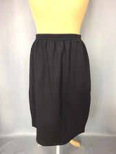 Jupe élastique tissu côtelé noir Taille XL FR46 US14 UK18 EU44 Longueur 67 cm