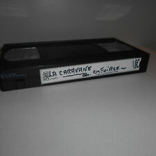 La caravane des Enfoirés enregistrement TV de 2007 Cassette VHS  