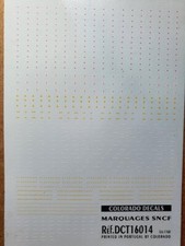 DECALS TRAIN 1/160 MARQUAGES