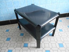 *Vintage Table Basse "PADDY" (?) - Étagères 33x50x37 plastique Made/Italie