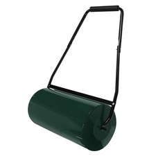 Rouleau à gazon en acier vert