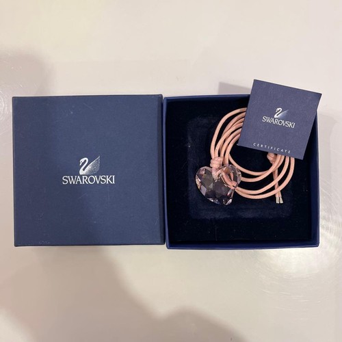 Collier cristal cœur - en,