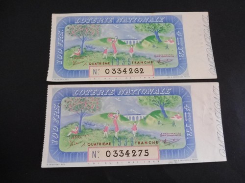 Superbe duo billets - duo,